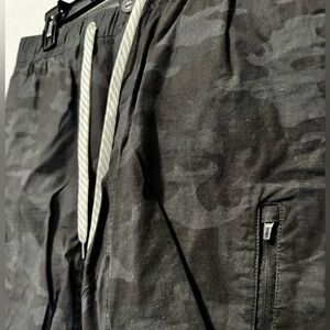 Black Camo Vuori Ripstop Joggers